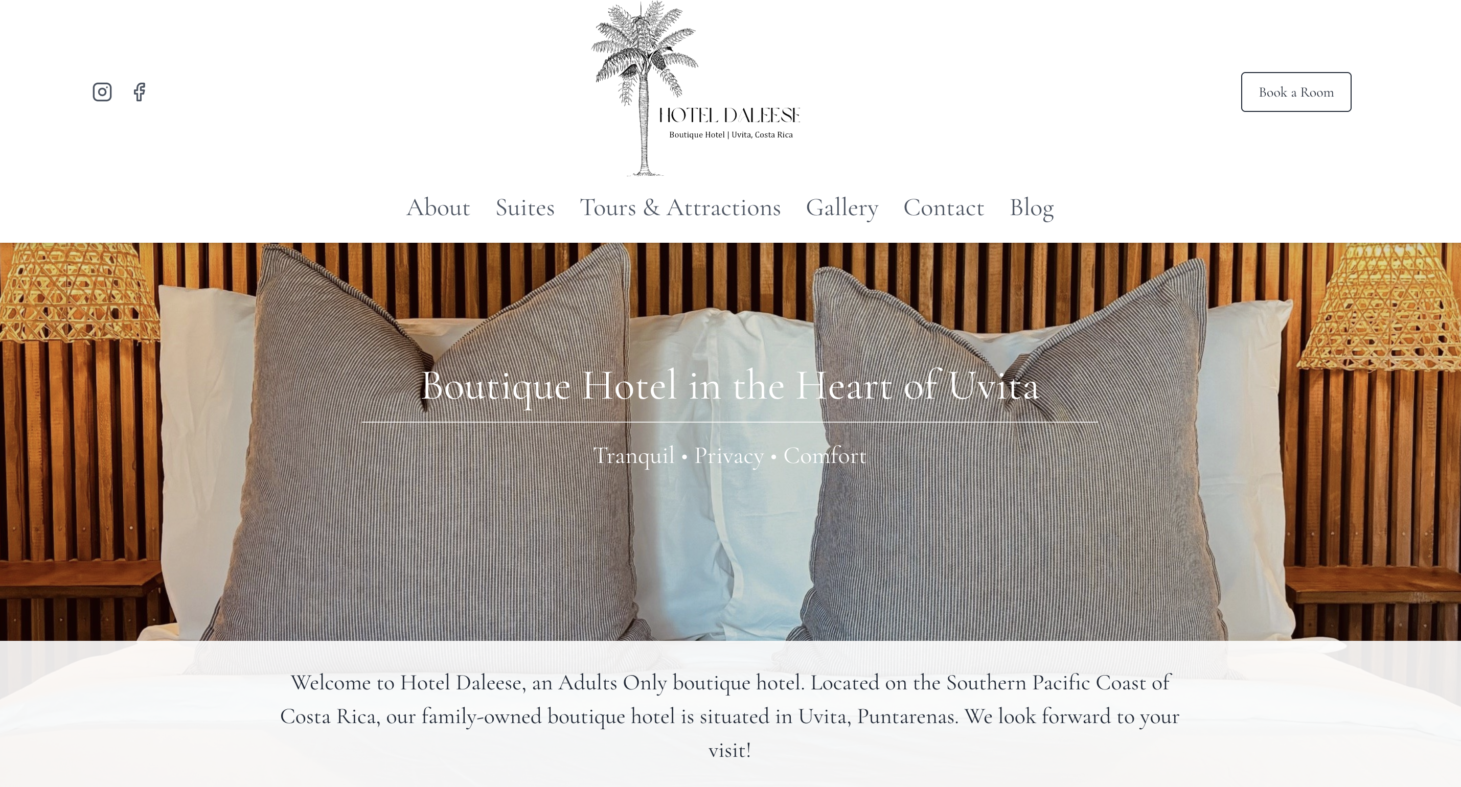 Hotel Daleese Website